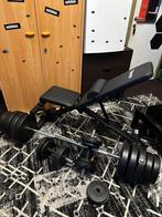 Bench + 108KG Weights + 9.9KG Bar + Bells, Sport en Fitness, Fitnessmaterialen, Ophalen