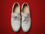 Nieuwe witte lederen schoenen maat 38, Chaussures de marche, Enlèvement ou Envoi, Blanc, Neuf