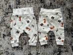 Twee leuke baby broeken met vos beer en uil maat 62, Kinderen en Baby's, Babykleding | Maat 62, Verzenden, Zo goed als nieuw, Jongetje of Meisje