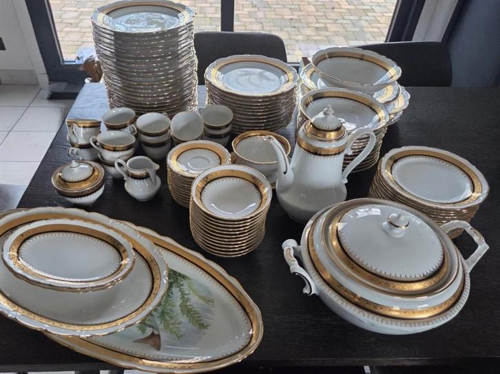 Schitterend Limoges servies '70 - 110 stucks - topconditie !, Antiek en Kunst, Antiek | Porselein, Ophalen