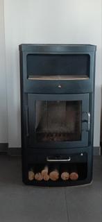 Houtkachel modern zeer zware degelijke kwaliteit 9kW, Huis en Inrichting, Kachels, Ophalen, Zo goed als nieuw, Houtkachel