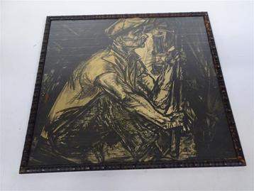 A5762 Jan Toorop - De Mijnwerker [Litho] beschikbaar voor biedingen