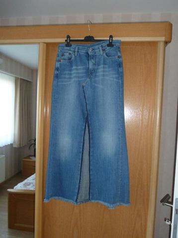 Lange jeansrok met split vooraan, Taille 38/40 (M), Replay, Comme neuf, Enlèvement