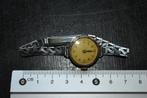 Dameshorloge van 800 zilver met GEMEX-armband?, Handtassen en Accessoires, Horloges | Dames, Overige merken, Gebruikt, Polshorloge