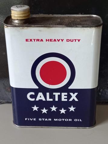bidon d'huile Caltex Extra Heavy Duty vintage, Enlèvement ou Envoi, Comme neuf, Emballage