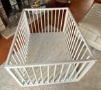 kinderpark Amal wit L100 x B80 x H70cm, Kinderen en Baby's, Babyparken, Ophalen, Zo goed als nieuw, Rechthoekig, In hoogte verstelbaar