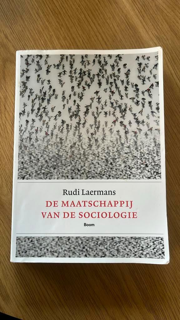 Rudi Laermans - De maatschappij van de sociologie, Boeken, Studieboeken en Cursussen, Zo goed als nieuw, Ophalen of Verzenden