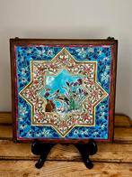 Onderzetter tegel emaux de Longwy Frans cloisonné, Ophalen of Verzenden