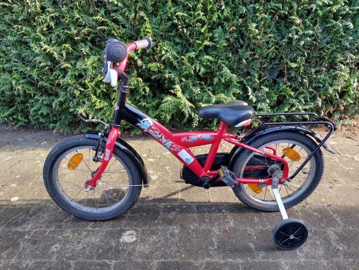 BNB FLIPPER FIETS KINDEREN MET AFNEEMBARE ZIJWIELEN, Fietsen en Brommers, Fietsen | Kinderfietsjes, Zijwieltjes, Ophalen
