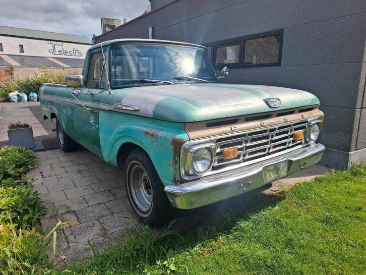 Ford - F-100 - Pickup - Oldtimer, Auto's, Oldtimers, Bedrijf, Ford, Overige brandstoffen, Overige carrosserie, Handgeschakeld
