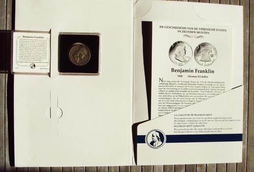USA 1948 - ½ Silver Dollar Franklin/Liberty Bell - COA, Postzegels en Munten, Munten | Amerika, Setje, Zilver, Verzenden