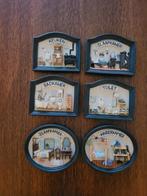 6 3D deurbordjes met 3D uitbeelding van elke kamer, Enlèvement, Comme neuf