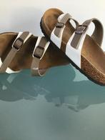 Gratis Verzenden | Birkenstock Mayari khaki slippers 37, Slippers, Verzenden, Beige, Zo goed als nieuw