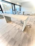 Bureel/bureau strak wit/metaal, Enlèvement