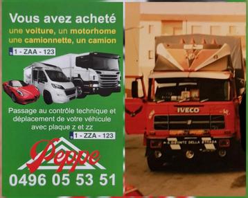 PLAQUE Z RDV RAPIDE LOUVIÈRE 0496055351, Autos, Particulier, Achat