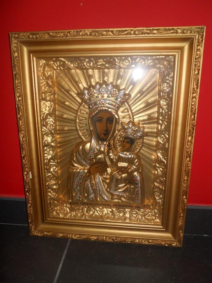 Icoon Maria Jezus, Antiek en Kunst, Antiek | Religieuze voorwerpen, Ophalen