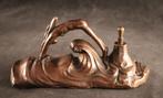 Bronzen Art Nouveau aansteker, Antiek en Kunst, Ophalen of Verzenden