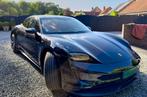 Porsche Taycan 4S zwart performance plus 2020 (420 kW), Auto's, Porsche, 2220 kg, Zwart, Leder, Berline