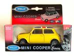 Mini Cooper geel met Union Jack dak Welly., Ophalen, Zo goed als nieuw, Auto