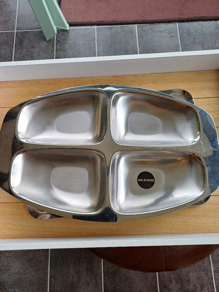 inox schotels en kommen in verschillende maten, Huis en Inrichting, Keuken | Servies, Nieuw, Kom(men), Overige stijlen, Overige materialen