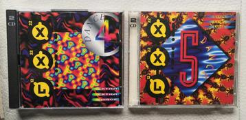 2 x Dubbel CD's, Extra Extra Large Dance 4 & 5   (XXL reeks) beschikbaar voor biedingen