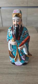 Dieu chinois Cai Shen on porcelain, Enlèvement, Comme neuf