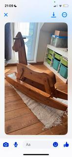 Houten schommelpaard groot, Ophalen