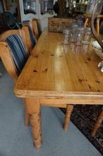 Massief grenen tafel, 200 cm of meer, 50 tot 100 cm, Grenenhout, Gebruikt