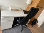Bureau + chaise de bureau (IKEA), Comme neuf, Enlèvement, Réglable en hauteur, Bureau