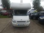 Ford Europeo NG6 Transit 2.4 TDCI 2003 124000km 6 slaap, Auto's, Gebruikt, Wit, Bedrijf, Metaalkleur