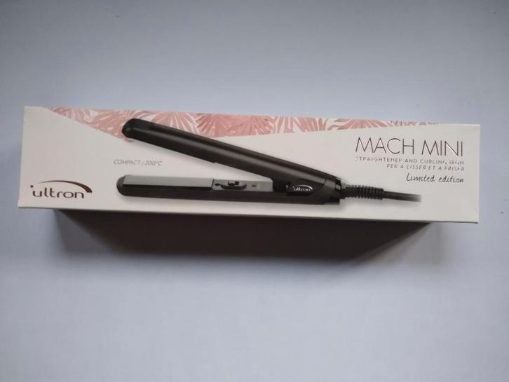 Mini-stijltang Mach mini Straight. & Curling, Ultron-NIEUW, Elektronische apparatuur, Persoonlijke Verzorgingsapparatuur, Nieuw