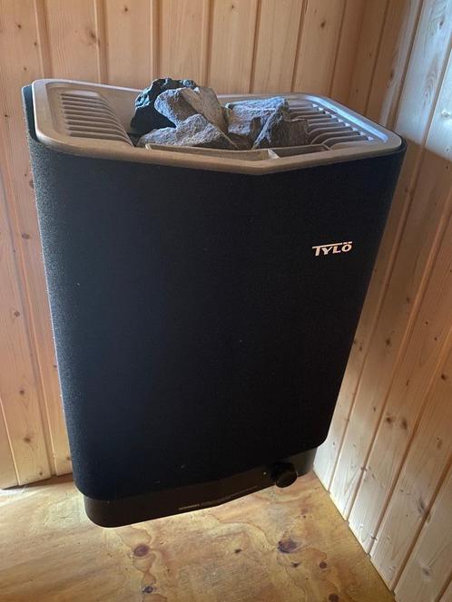 Sauna heater + volledige sauna-inrichting (zo goed als nieuw, Sport en Fitness, Sauna, Zo goed als nieuw, Onderdelen, Fins of Traditioneel