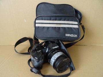 Vintage fotocamera camera Minolta Maxxum 3000i met tas 1988 beschikbaar voor biedingen