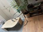 Vintage TRAVERTIN teardrop salontafel,, Huis en Inrichting, Tafels | Salontafels, Ophalen, Zo goed als nieuw, Design