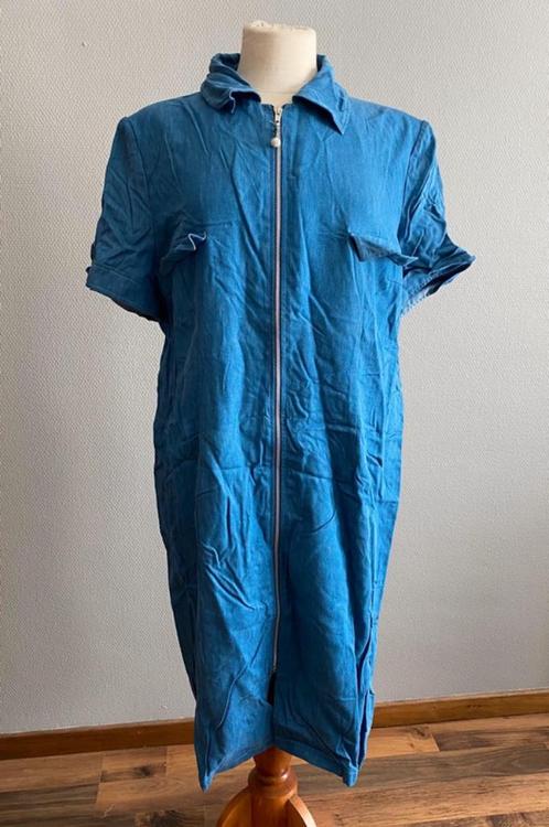 Blauwe jurk Giorgio Grati maat 46, Vêtements | Femmes, Robes, Comme neuf, Taille 46/48 (XL) ou plus grande, Bleu, Sous le genou