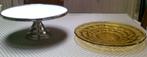 2 Taartschotels, Ophalen of Verzenden, Gebruikt, Glas, Overige typen