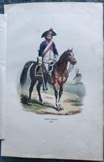 Gravure d'un cavalier de la cavalerie lourde 1795. France., Photo ou Poster, Armée de terre, Enlèvement ou Envoi