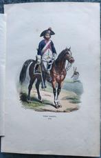Gravure van een zware cavalerierijder 1795. Frankrijk., Ophalen of Verzenden, Landmacht, Foto of Poster