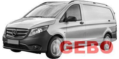 Mercedes Vito Vklasse 2014+ voorfront bumper spatbord motork, Auto-onderdelen, Carrosserie, Bumper, Mercedes-Benz, Voor, Nieuw