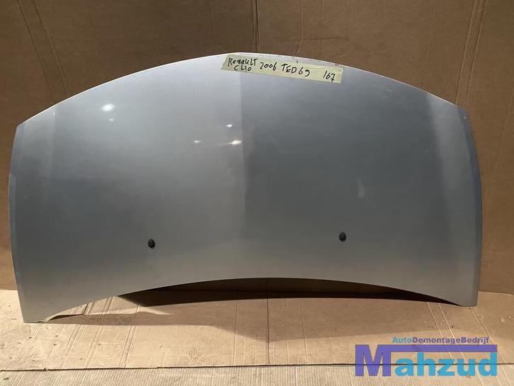 Renault Clio motorkap grijs zilver TED69, Auto-onderdelen, Carrosserie, Motorkap, Renault, Gebruikt