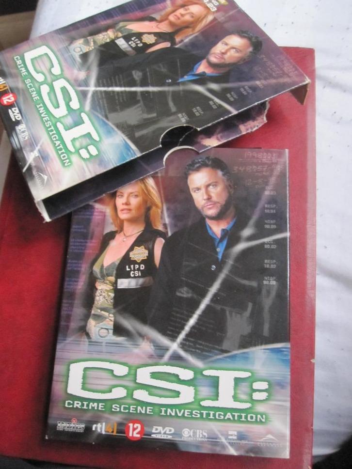 CSI: Crime Scene Investigation Seizoen vier - Afl 13-23, Cd's en Dvd's, Dvd's | Tv en Series, Zo goed als nieuw, Thriller, Boxset