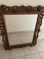 Spiegel in Antiek houten kader, Huis en Inrichting, 75 tot 100 cm, 100 tot 150 cm, Gebruikt, Ophalen