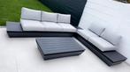 Loungeset Jati & Kebon, Ophalen, 5 zitplaatsen, Bank, Aluminium