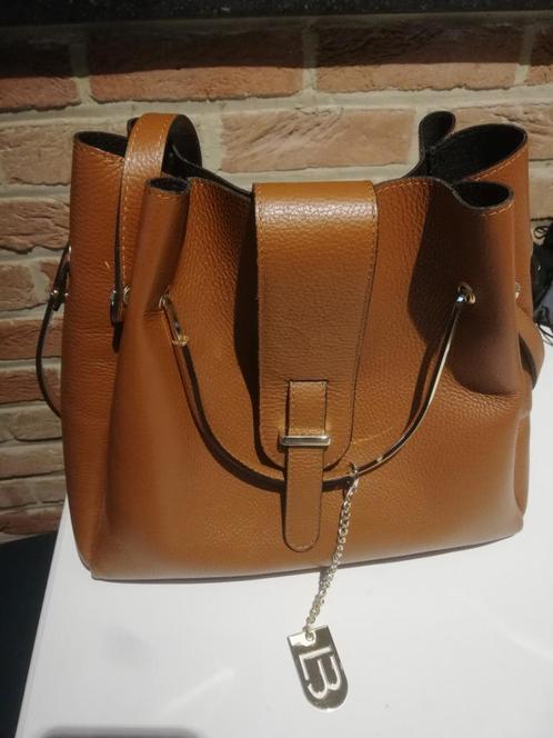 sac main en cuir cognac neuf Roberta Pietri Tassen