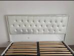 Bed, Huis en Inrichting, Slaapkamer | Bedden, Ophalen, Gebruikt, Wit, Tweepersoons