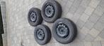 4 jantes et pneus hiver, Enlèvement, Utilisé