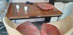 Vintage kuipstoeltjes met tafel, Huis en Inrichting, Tafels | Salontafels, Gebruikt, Ophalen of Verzenden