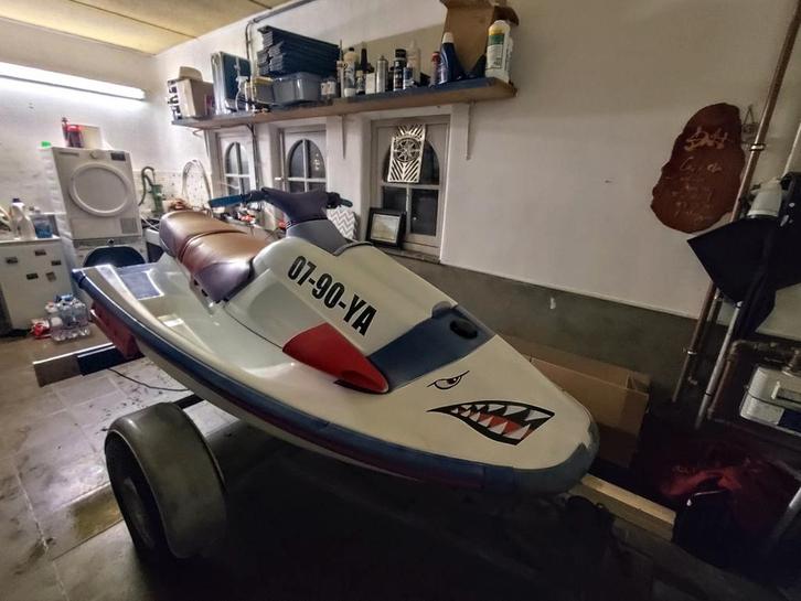 Nostalgische Yamaha RA1100 waveraider op trailer 2T 110pk, Watersport en Boten, Jetski's en Waterscooters, Gebruikt, 70 tot 120 pk