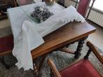 Antieke tafel met 6 stoelen, Ophalen