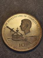 Turks & Caicos Islands, 10 Crowns 1979,proof zilver munt.., Ophalen of Verzenden, Losse munt, Zilver